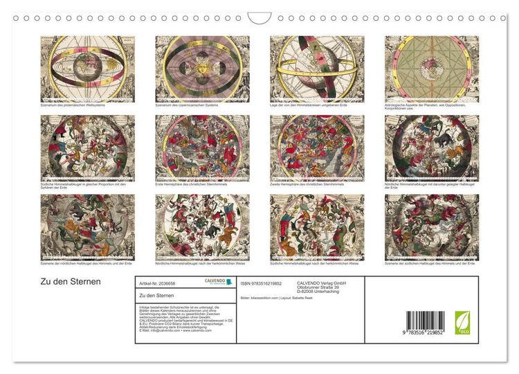 Produktbild: Zu den Sternen (Wandkalender 2026 DIN A3 quer), CALVENDO Monatskalender