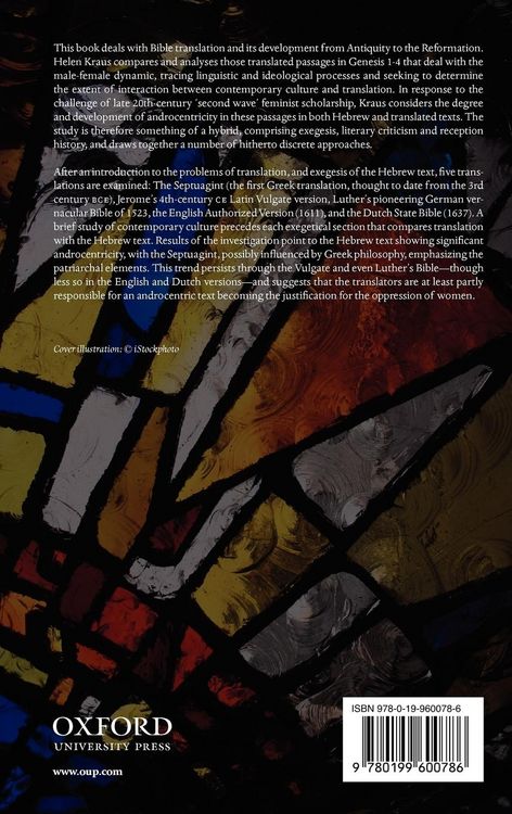 Produktbild: Gender Issues in Ancient and Reformation Translations of Genesis 1-4