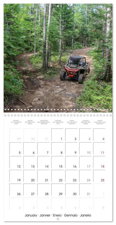 Produktbild: ATV/UTV Trail Riding in New England (Wall Calendar 2026 12 &times; 12 Inch) CALVENDO 12 Month Wall Calendar