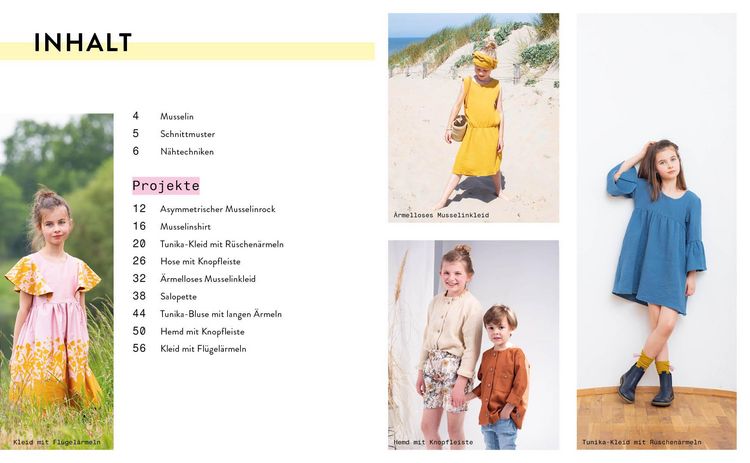 Produktbild: Mini-Masterclass &ndash; N&auml;hen mit Musselin f&uuml;r Kids