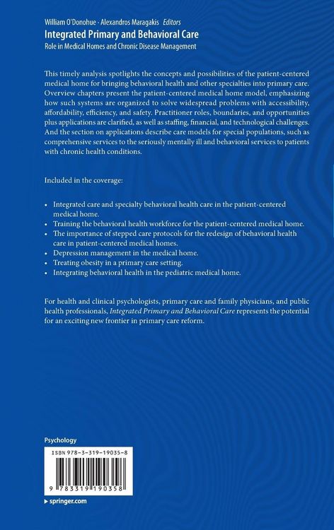 Produktbild: Integrated Primary and Behavioral Care