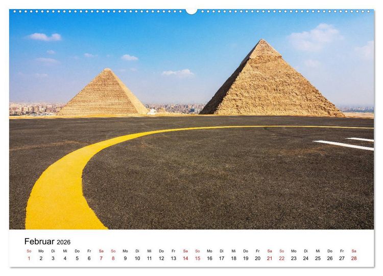 Produktbild: Kairo ganz nah (Wandkalender 2026 DIN A2 quer), CALVENDO Monatskalender