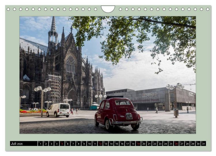 Produktbild: Die Knutschkugel in K&ouml;ln (Wandkalender 2026 DIN A4 quer), CALVENDO Monatskalender