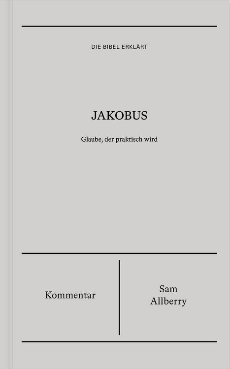 Produktbild: Jakobus | Kommentar (Die Bibel erkl&auml;rt)