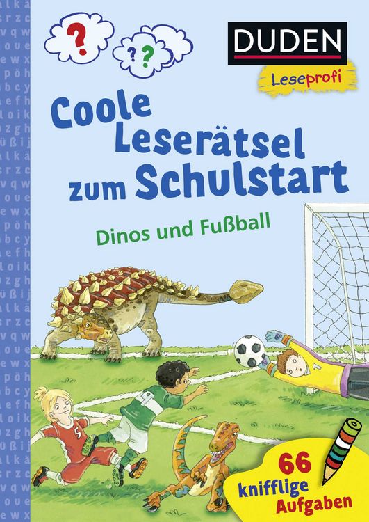 Produktbild: Duden Leseprofi &ndash; Coole Leser&auml;tsel zum Schulstart &ndash; Dinos und Fu&szlig;ball, 1. Klasse