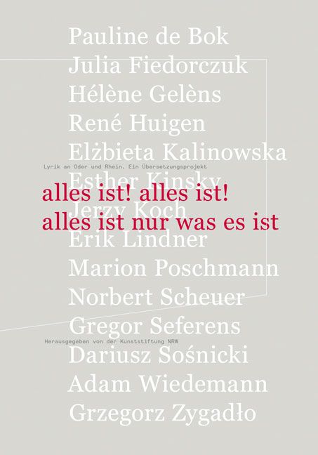 Produktbild: alles ist! alles ist! alles ist nur was es ist