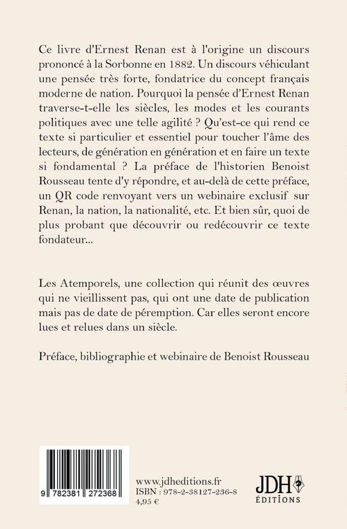 Produktbild: Qu'est-ce qu'une nation ?