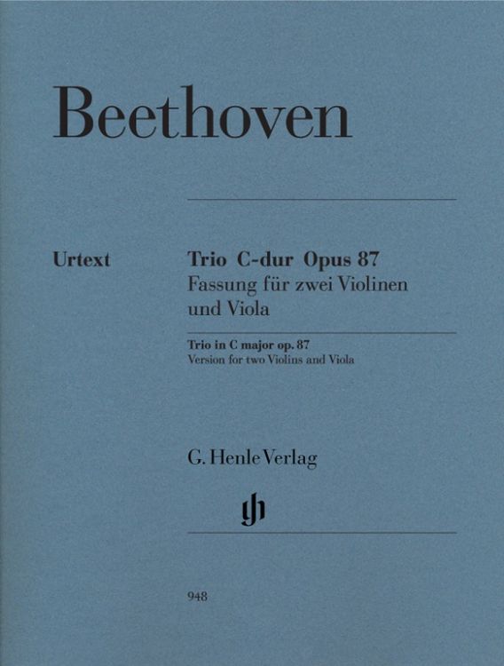 Produktbild: Ludwig van Beethoven - Trio C-dur op. 87
