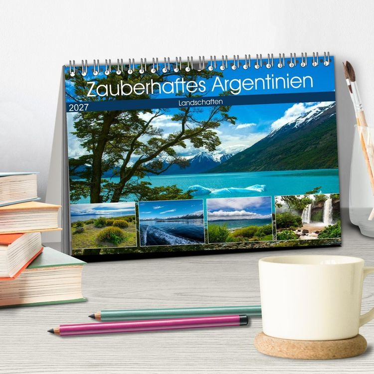 Produktbild: Zauberhaftes Argentinien (Tischkalender 2027 DIN A5 quer), CALVENDO Monatskalender