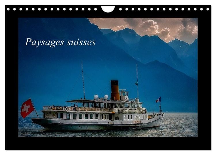 Produktbild: Paysages suisses (Calendrier mural 2026 DIN A4 vertical), CALVENDO calendrier mensuel