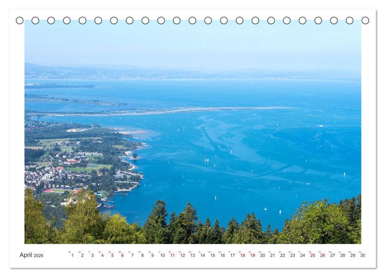 Produktbild: Bregenz am Bodensee (Tischkalender 2026 DIN A5 quer), CALVENDO Monatskalender