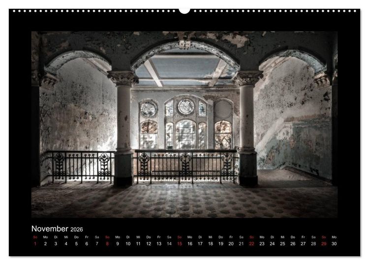 Produktbild: Lost Places - vergessene orte vergessener glanz (Wandkalender 2026 DIN A2 quer), CALVENDO Monatskalender