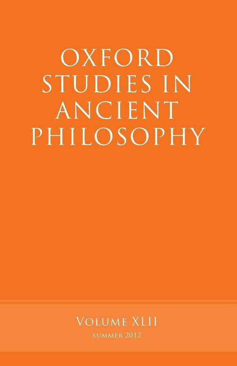 Produktbild: Oxford Studies in Ancient Philosophy