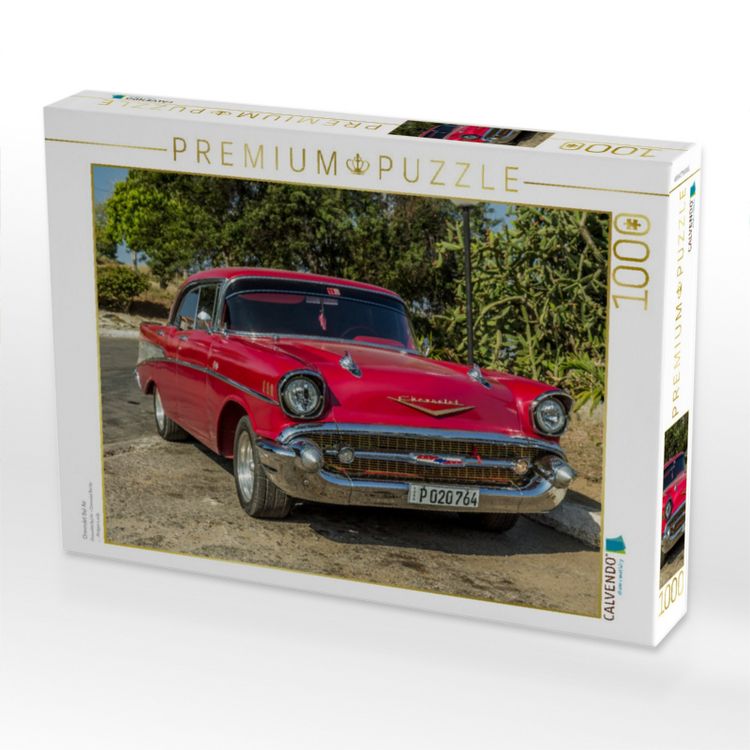 Produktbild: CALVENDO Puzzle Chevrolet Bel Air | 1000 Teile Lege-Gr&ouml;&szlig;e 64x48cm Foto-Puzzle f&uuml;r gl&uuml;ckliche Stunden