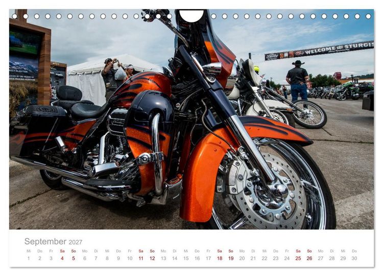 Produktbild: Sturgis - Die ber&uuml;hmteste Motorrad-Rallye der Welt (Wandkalender 2027 DIN A4 quer), CALVENDO Monatskalender