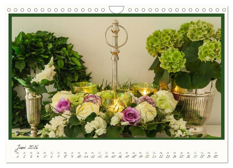 Produktbild: Raum f&uuml;r Blumen (Wandkalender 2026 DIN A4 quer), CALVENDO Monatskalender