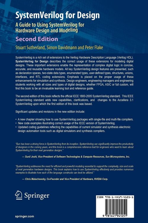 Produktbild: SystemVerilog for Design Second Edition