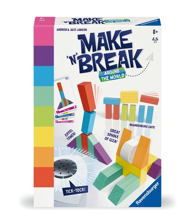 Produktbild: Make 'n' Break - Around the World - Gesellschaftsspiel & Brettspiel ab 8 Jahre