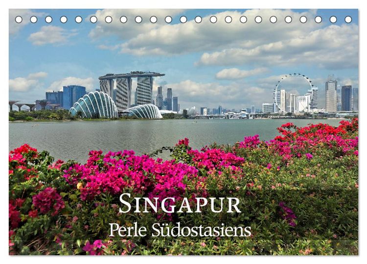 Produktbild: Singapur - Perle S&uuml;dostasiens (Tischkalender 2026 DIN A5 quer), CALVENDO Monatskalender