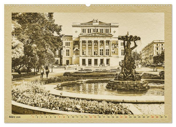 Produktbild: Das Baltikum - Ein Kalender im Zeitungsstil (Wandkalender 2026 DIN A2 quer), CALVENDO Monatskalender