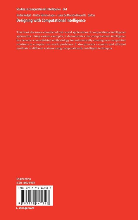 Produktbild: Designing with Computational Intelligence