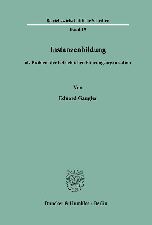 Produktbild: Instanzenbildung