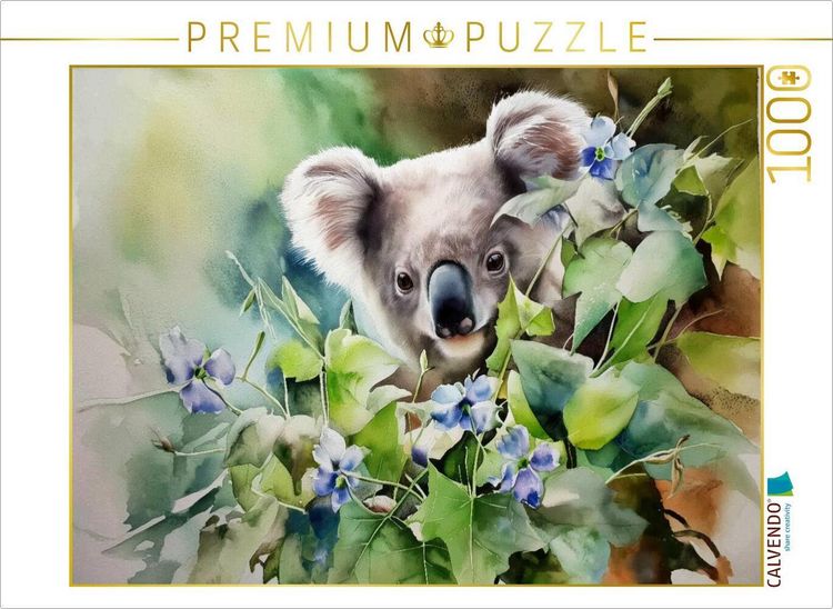 Produktbild: CALVENDO Puzzle Koala im Fr&uuml;hling | 1000 Teile Lege-Gr&ouml;&szlig;e 64x48cm Foto-Puzzle f&uuml;r gl&uuml;ckliche Stunden