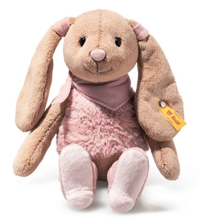 Produktbild: Steiff 081149 - Hoppie Hase Cowgirl, Pl&uuml;sch, 32 cm