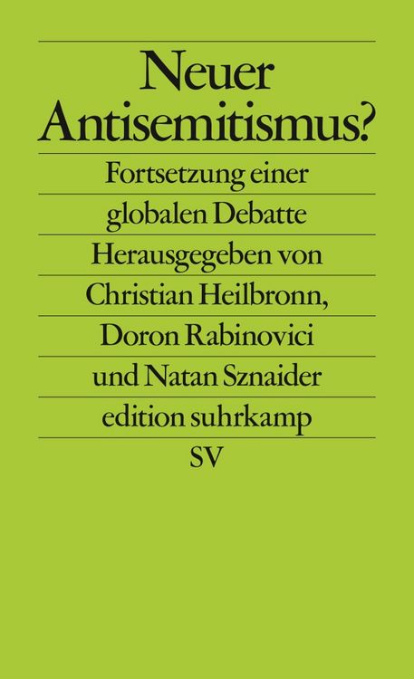 Produktbild: Neuer Antisemitismus?