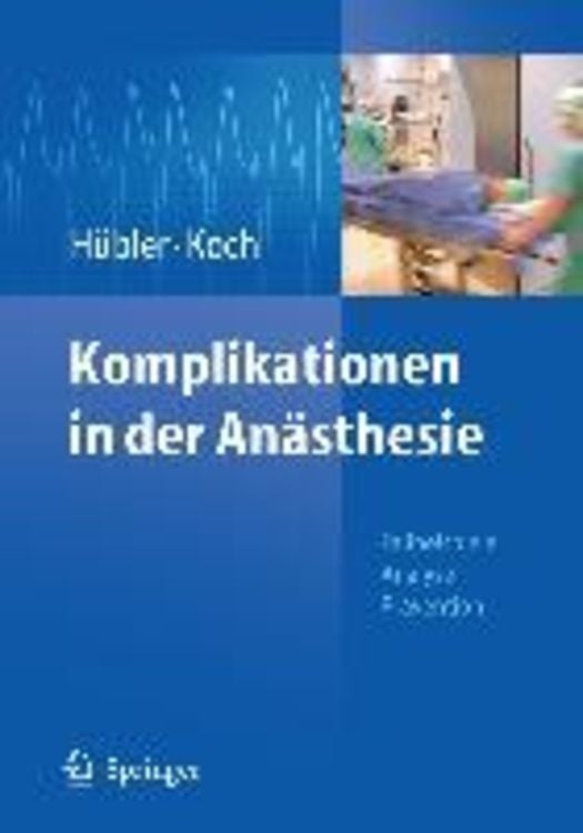 Produktbild: Komplikationen in der An&auml;sthesie