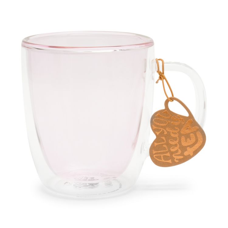 Produktbild: Teeglas doppelwandig, 390ml "Rose"