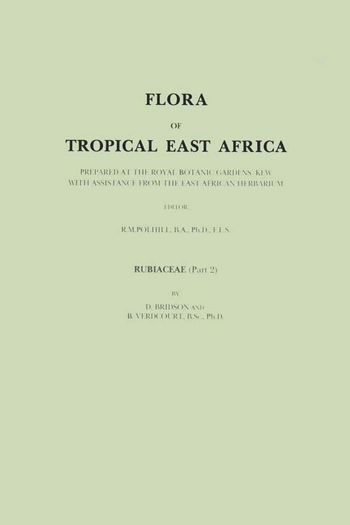 Produktbild: Flora of Tropical East Africa