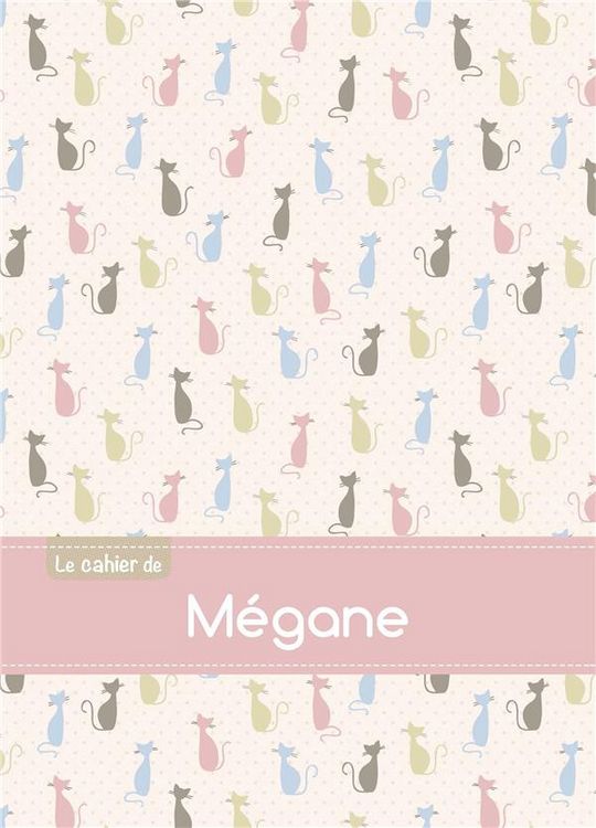 Produktbild: Cahier megane seyes,96p,a5 chats
