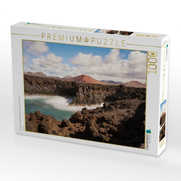 Produktbild: CALVENDO Puzzle Ein Motiv aus dem Kalender Lanzarote - Insel der Feuerberge | 1000 Teile Lege-Gr&ouml;&szlig;e 64x48cm Foto-Puzzle f&uuml;r gl&uuml;ckliche Stunden