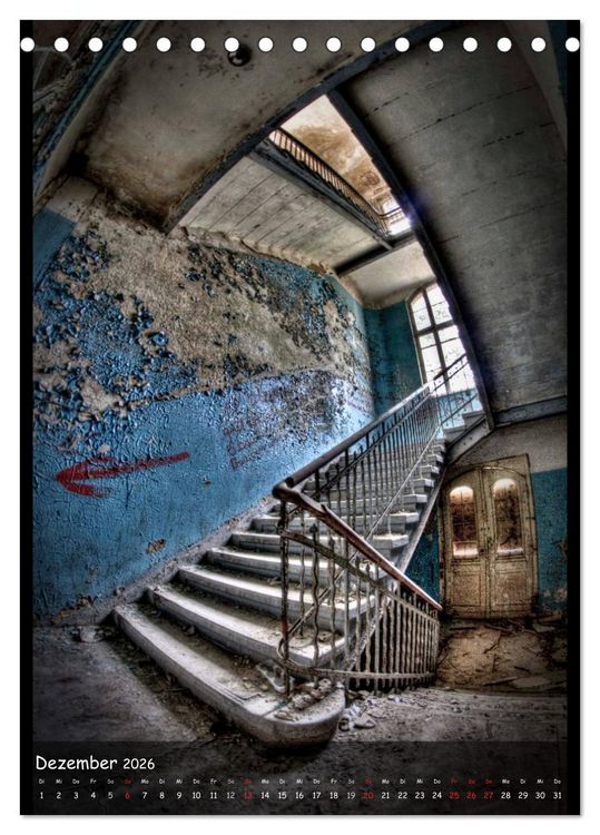 Produktbild: Lost Places II, Vergessene Orte (Tischkalender 2026 DIN A5 hoch), CALVENDO Monatskalender