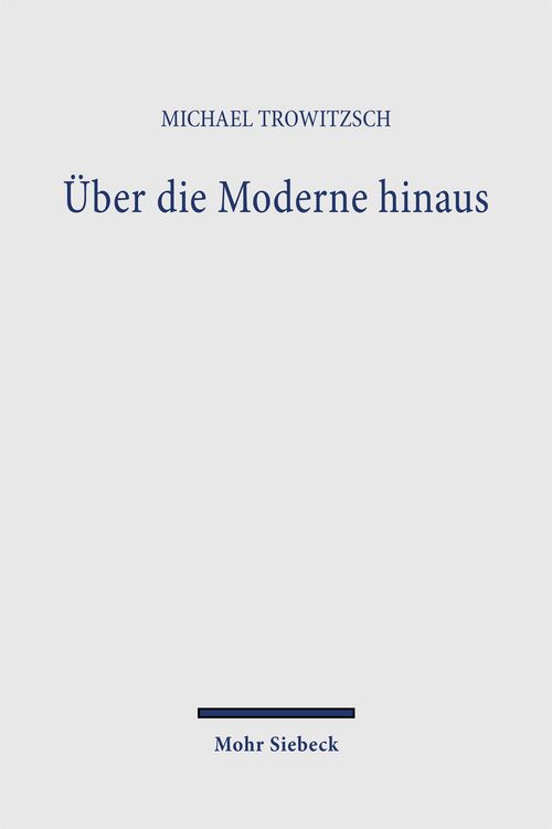 Produktbild: &Uuml;ber die Moderne hinaus
