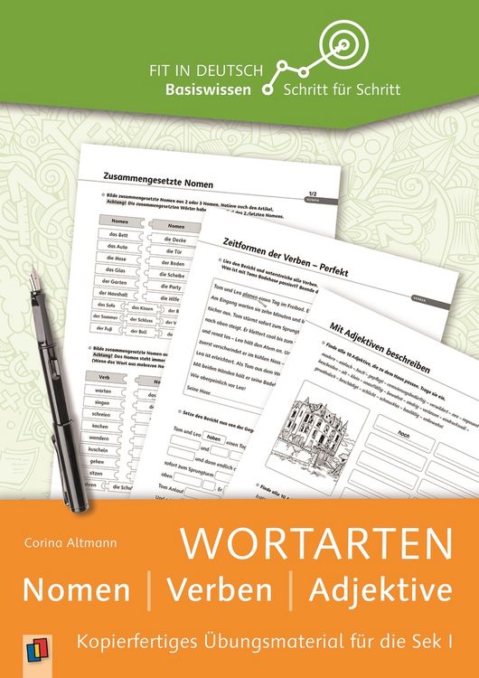 Produktbild: Wortarten: Nomen - Verben - Adjektive