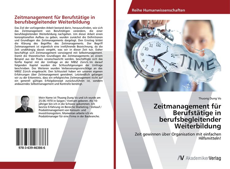 Produktbild: Zeitmanagement f&uuml;r Berufst&auml;tige in berufsbegleitender Weiterbildung
