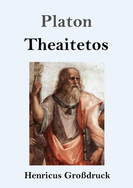 Produktbild: Theaitetos (Gro&szlig;druck)