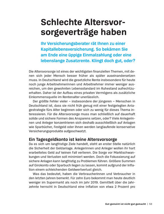Produktbild: Die gr&ouml;&szlig;ten Anlagefehler und wie man sie vermeidet