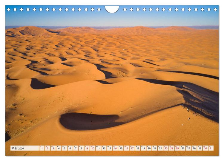 Produktbild: Marokko - Faszinierende Landschaften und traditionelle Bauwerke von oben (Wandkalender 2026 DIN A4 quer), CALVENDO Monatskalender