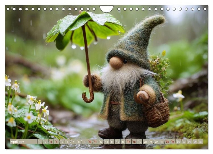 Produktbild: Wichtelgl&uuml;ck zwischen Wald und Wiese (Wandkalender 2027 DIN A4 quer), CALVENDO Monatskalender