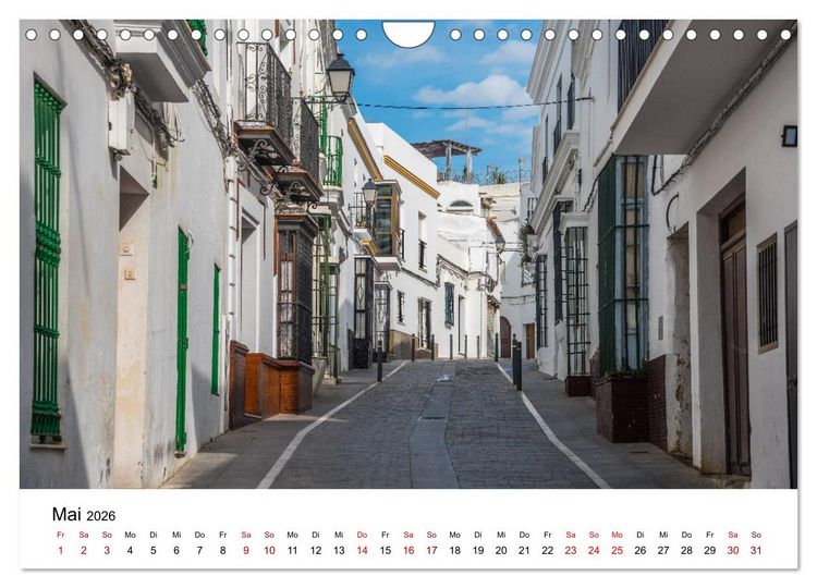Produktbild: Conil de la Frontera - Ein traumhaftes andalusisches Dorf am Atlantik (Wandkalender 2026 DIN A4 quer), CALVENDO Monatskalender