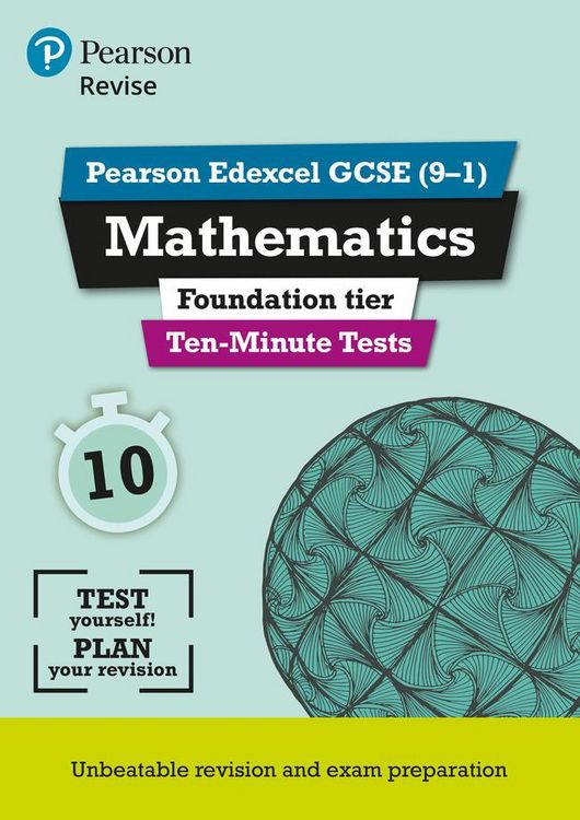 Produktbild: Pearson REVISE Edexcel GCSE Maths (Foundation) Ten-Minute Tests - for 2026, 2027 exams