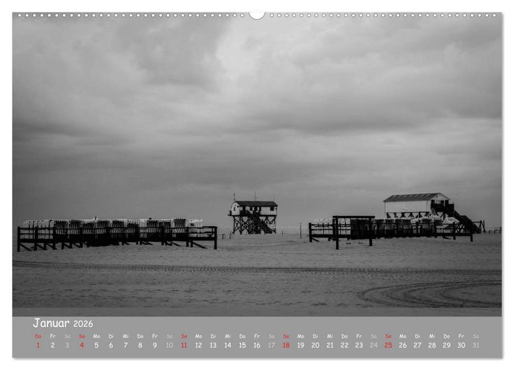 Produktbild: Mein St.Peter-Ording (Wandkalender 2026 DIN A2 quer), CALVENDO Monatskalender