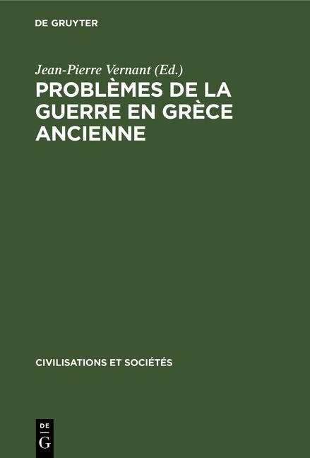 Produktbild: Probl&egrave;mes de la guerre en Gr&egrave;ce ancienne
