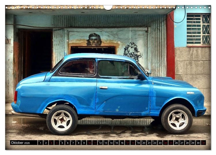Produktbild: SKODA HITS - Oldtimer der CSSR in Kuba (Wandkalender 2026 DIN A3 quer), CALVENDO Monatskalender