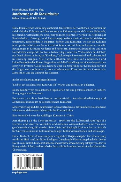 Produktbild: Ann&auml;herung an die Konsumkultur