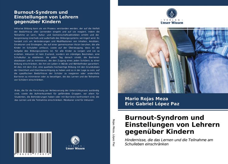 Produktbild: Burnout-Syndrom und Einstellungen von Lehrern gegen&uuml;ber Kindern