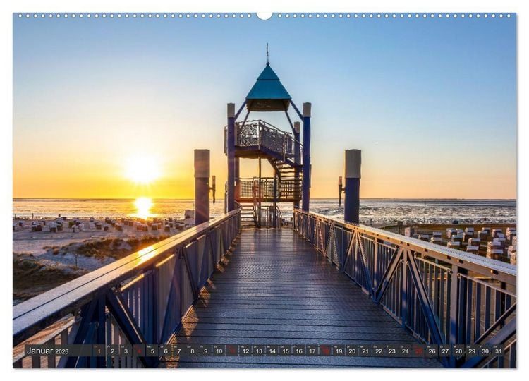 Produktbild: Meine Liebe zu Norden-Norddeich (hochwertiger Premium Wandkalender 2026 DIN A2 quer), Kunstdruck in Hochglanz